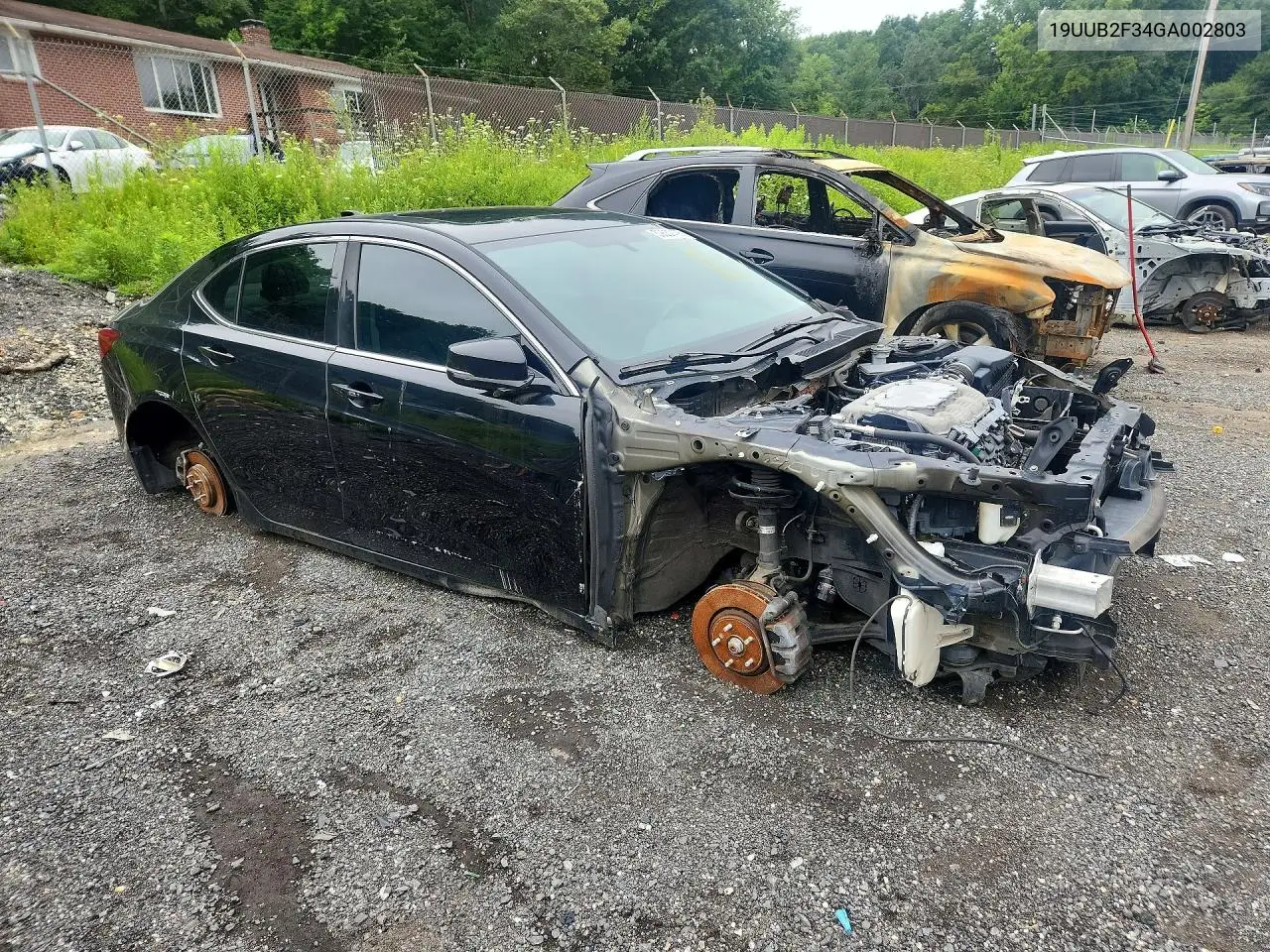 2016 Acura Tlx VIN: 19UUB2F34GA002803 Lot: 59652496