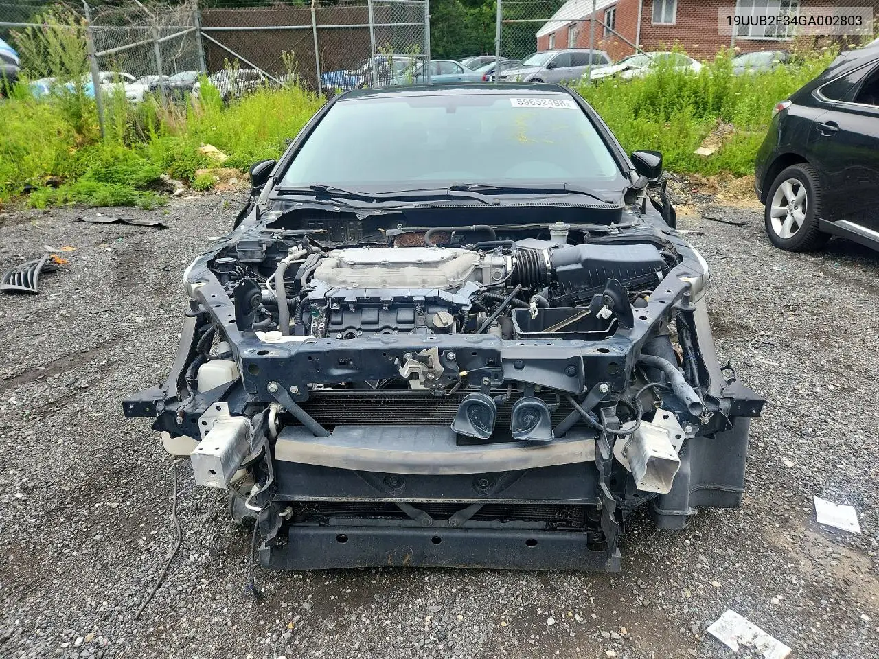 2016 Acura Tlx VIN: 19UUB2F34GA002803 Lot: 59652496