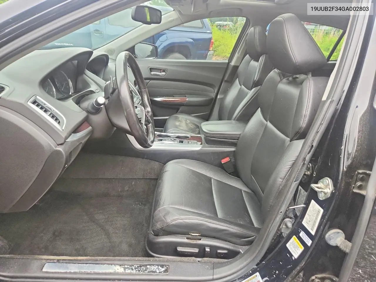 2016 Acura Tlx VIN: 19UUB2F34GA002803 Lot: 59652496