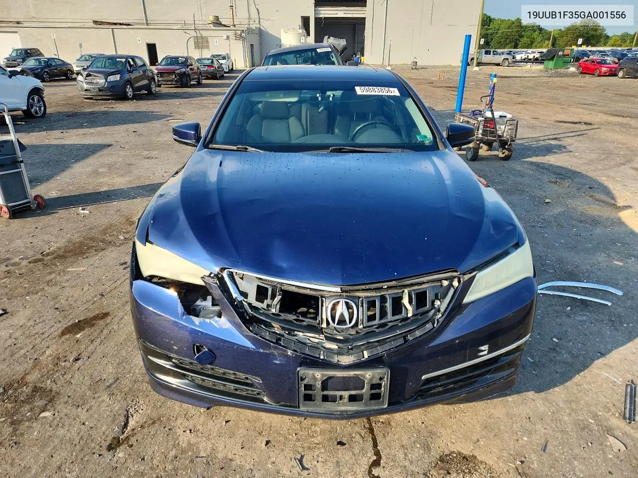 2016 Acura Tlx VIN: 19UUB1F35GA001556 Lot: 59883856
