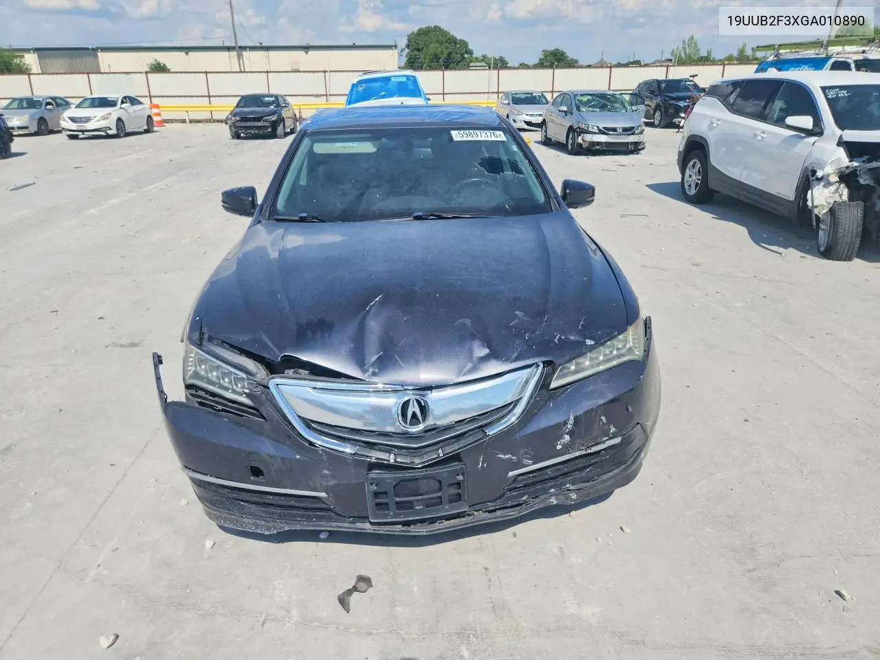 2016 Acura Tlx VIN: 19UUB2F3XGA010890 Lot: 59897376