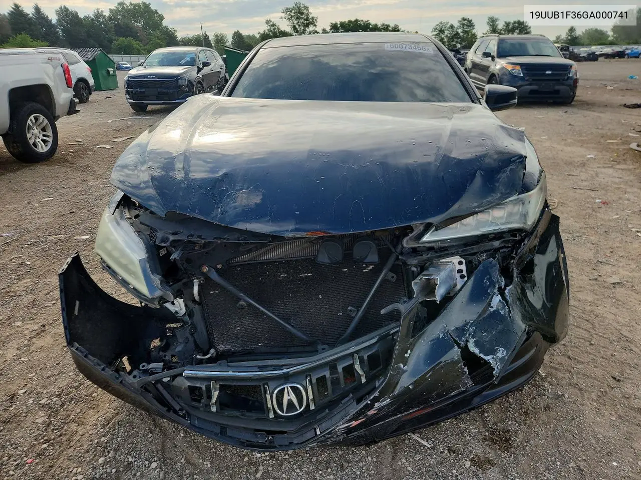 2016 Acura Tlx VIN: 19UUB1F36GA000741 Lot: 60073456