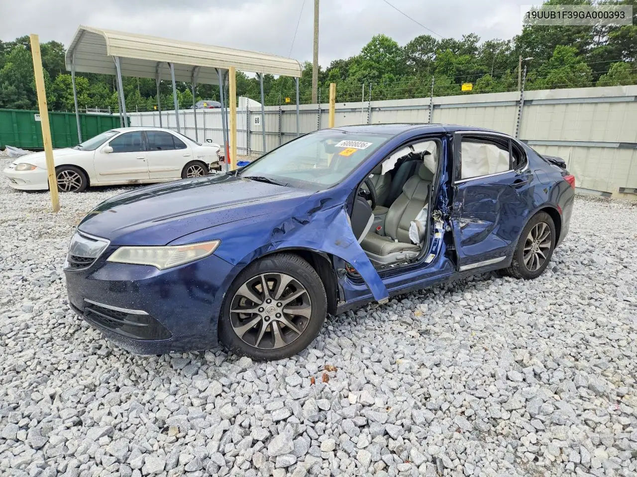 2016 Acura Tlx VIN: 19UUB1F39GA000393 Lot: 60808036