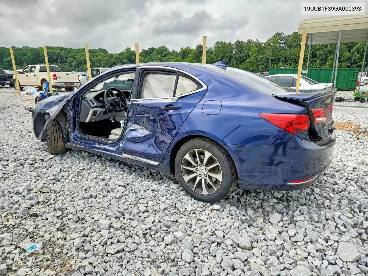 2016 Acura Tlx VIN: 19UUB1F39GA000393 Lot: 60808036