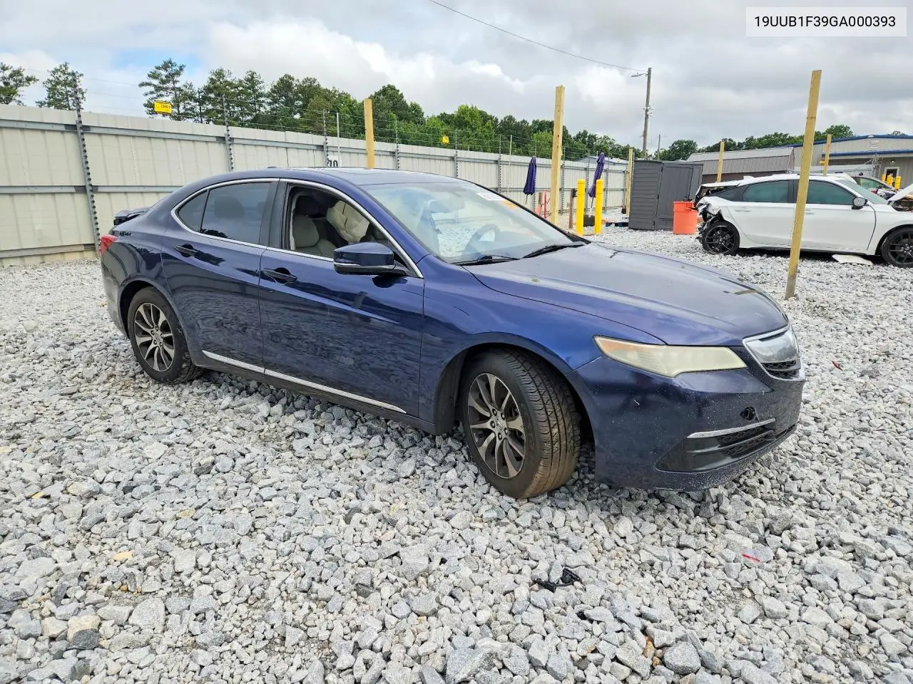 2016 Acura Tlx VIN: 19UUB1F39GA000393 Lot: 60808036
