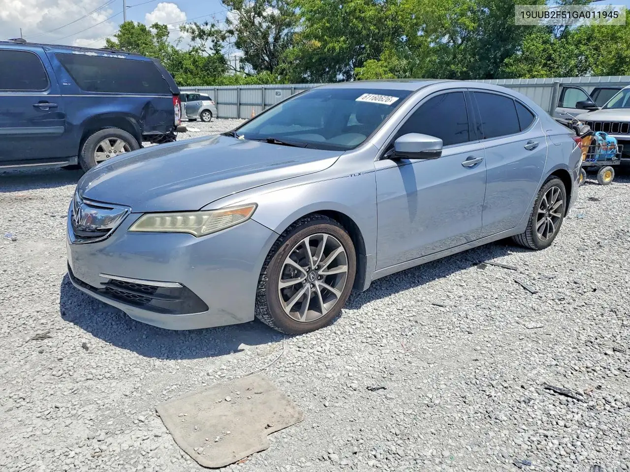 2016 Acura Tlx Tech VIN: 19UUB2F51GA011945 Lot: 61160626