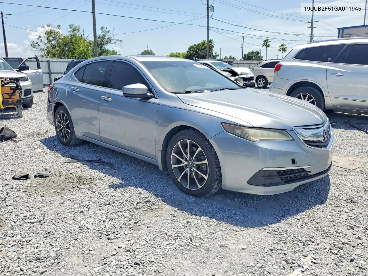 2016 Acura Tlx Tech VIN: 19UUB2F51GA011945 Lot: 61160626