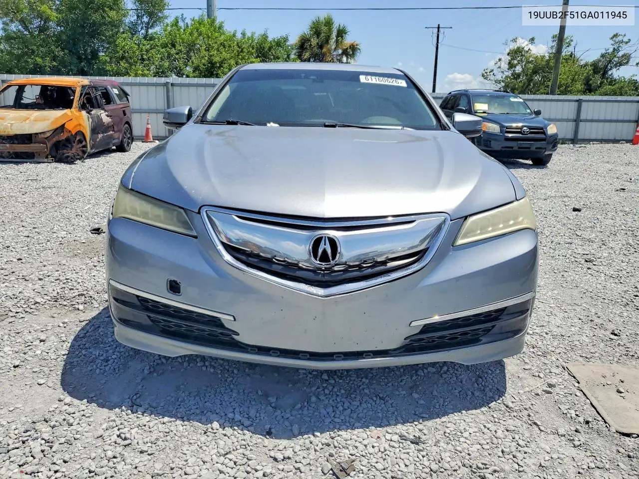 2016 Acura Tlx Tech VIN: 19UUB2F51GA011945 Lot: 61160626