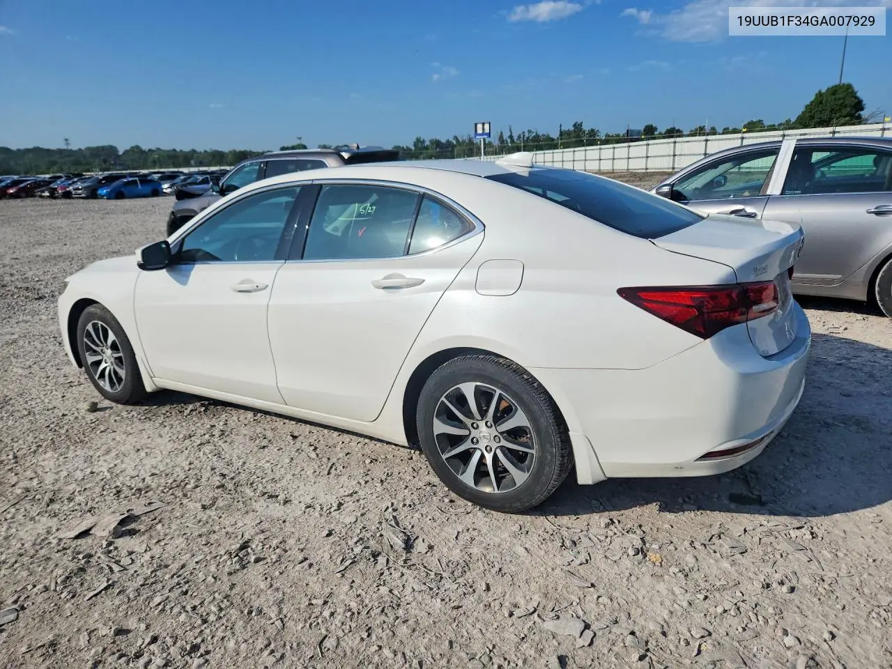 2016 Acura Tlx VIN: 19UUB1F34GA007929 Lot: 85622225