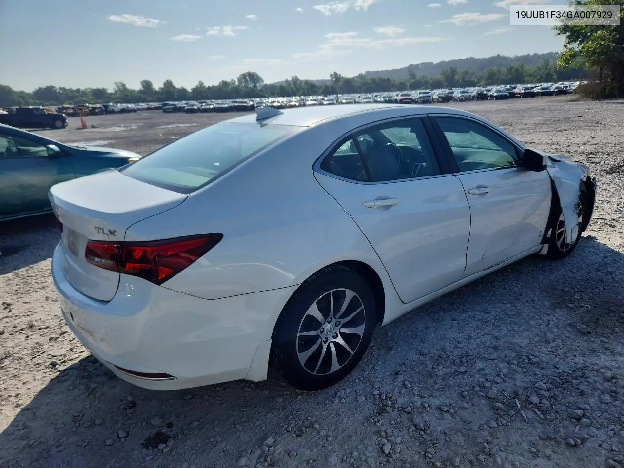 2016 Acura Tlx VIN: 19UUB1F34GA007929 Lot: 85622225