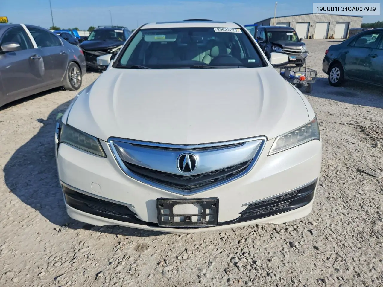 2016 Acura Tlx VIN: 19UUB1F34GA007929 Lot: 85622225