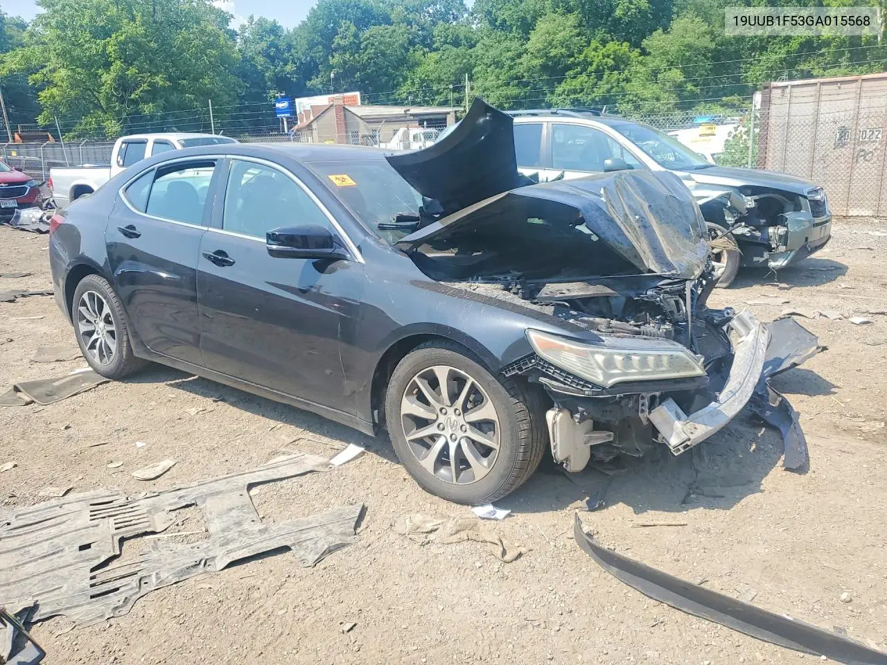 2016 Acura Tlx Tech VIN: 19UUB1F53GA015568 Lot: 85629665