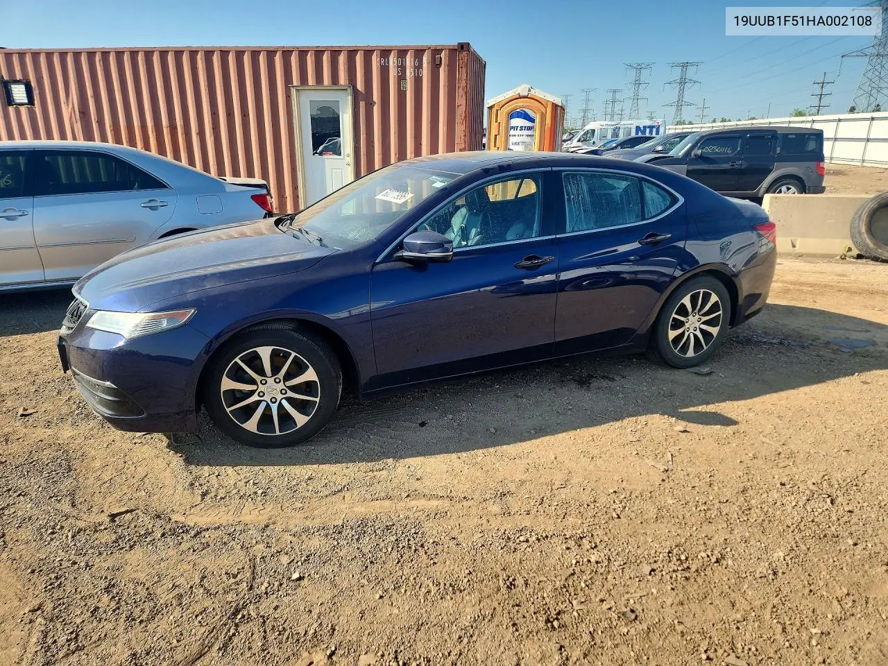 2017 Acura Tlx Tech VIN: 19UUB1F51HA002108 Lot: 60277986