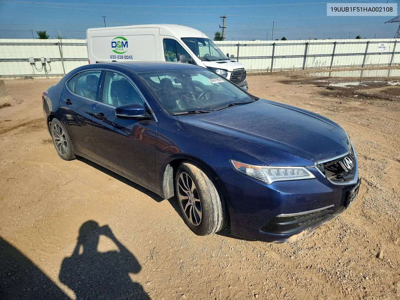 2017 Acura Tlx Tech VIN: 19UUB1F51HA002108 Lot: 60277986