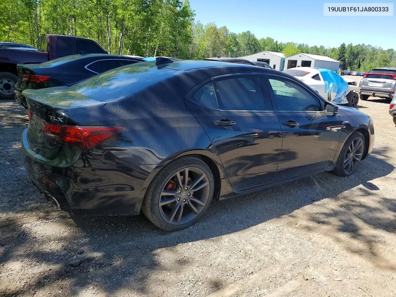 2018 Acura Tlx Tech VIN: 19UUB1F61JA800333 Lot: 55011686
