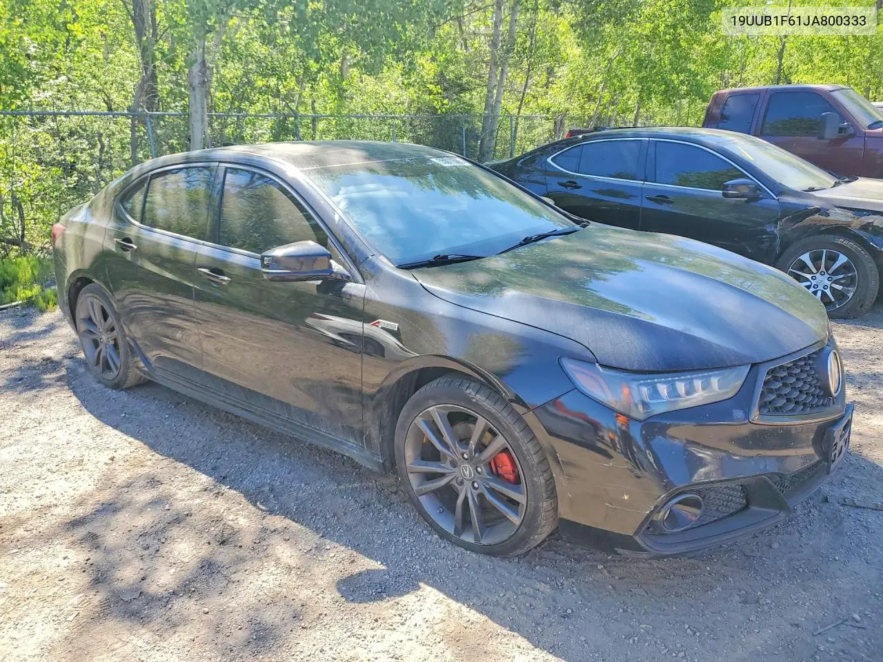 2018 Acura Tlx Tech VIN: 19UUB1F61JA800333 Lot: 55011686