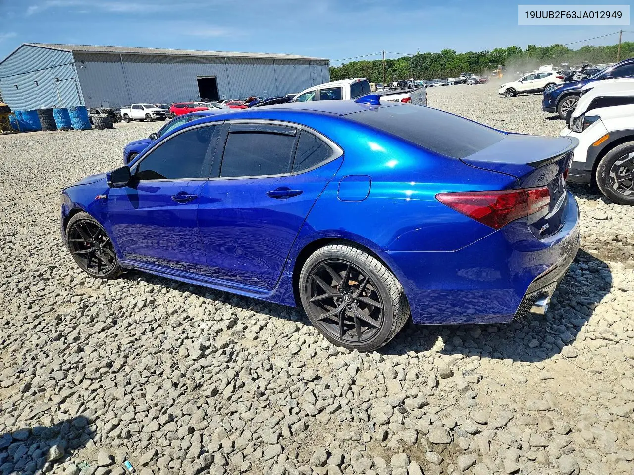 19UUB2F63JA012949 2018 Acura Tlx Tech+A