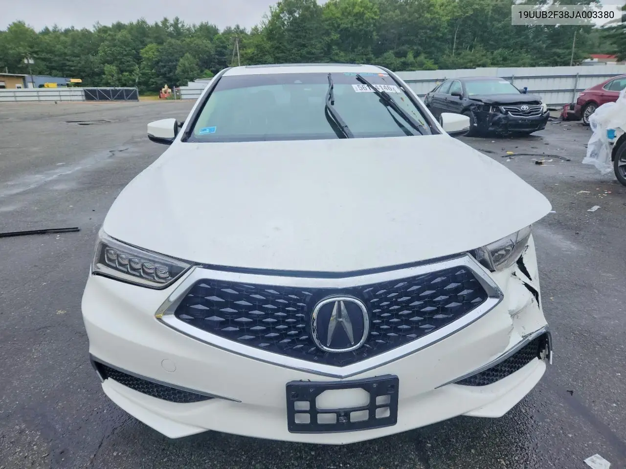2018 Acura Tlx VIN: 19UUB2F38JA003380 Lot: 56114146