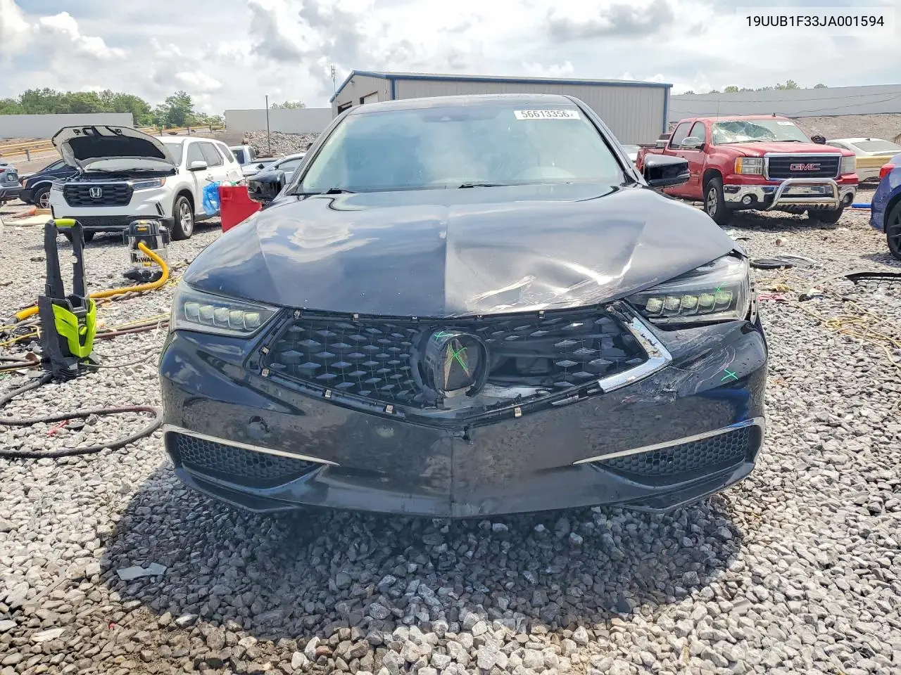 2018 Acura Tlx VIN: 19UUB1F33JA001594 Lot: 56613356