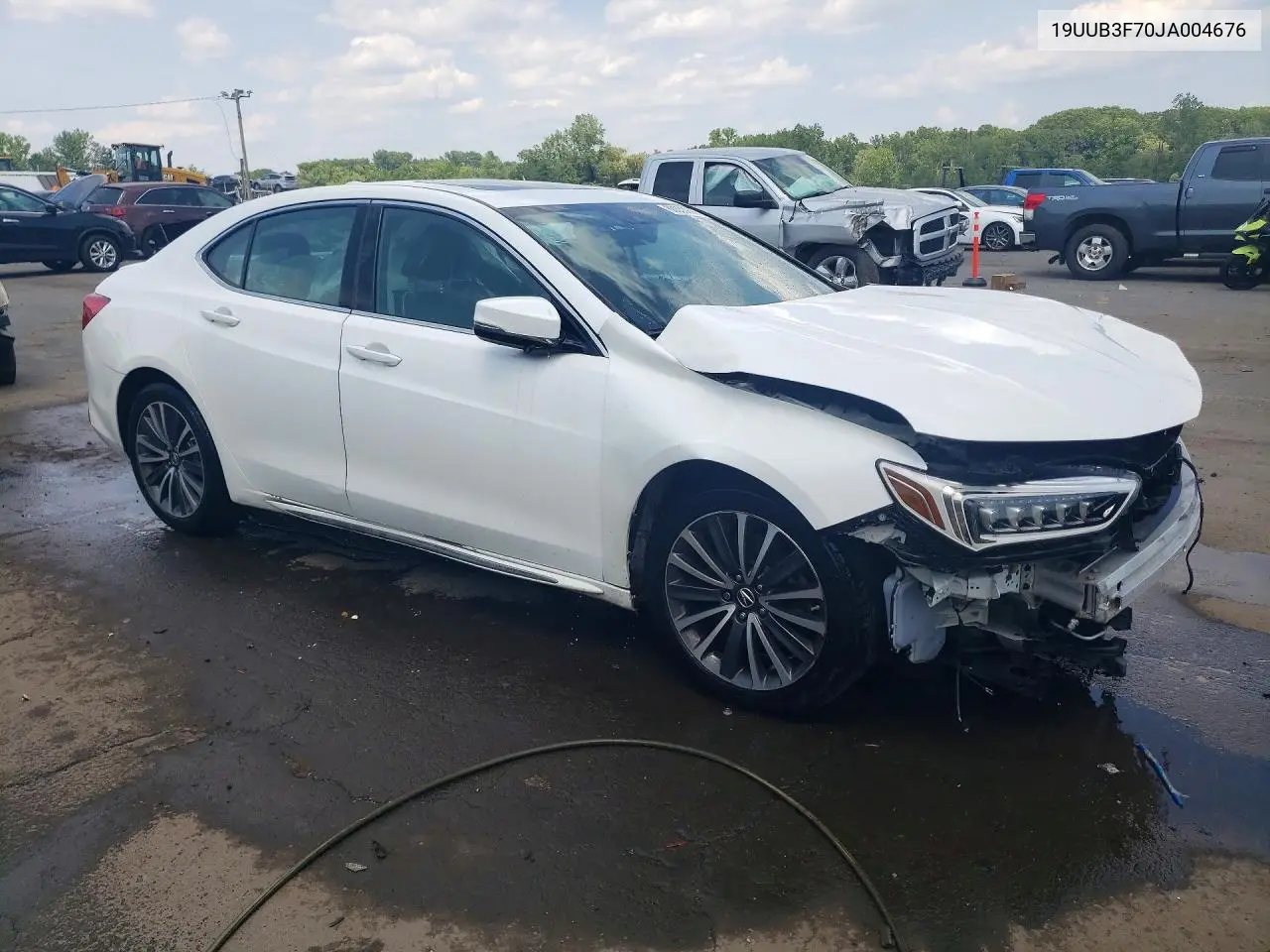 2018 Acura Tlx Advance VIN: 19UUB3F70JA004676 Lot: 60033996