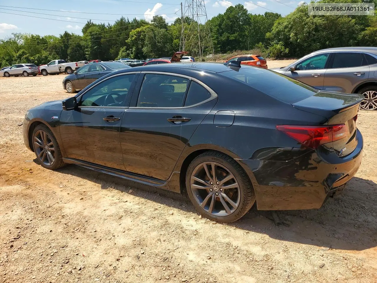 2018 Acura Tlx Tech+A VIN: 19UUB2F68JA011361 Lot: 60295226