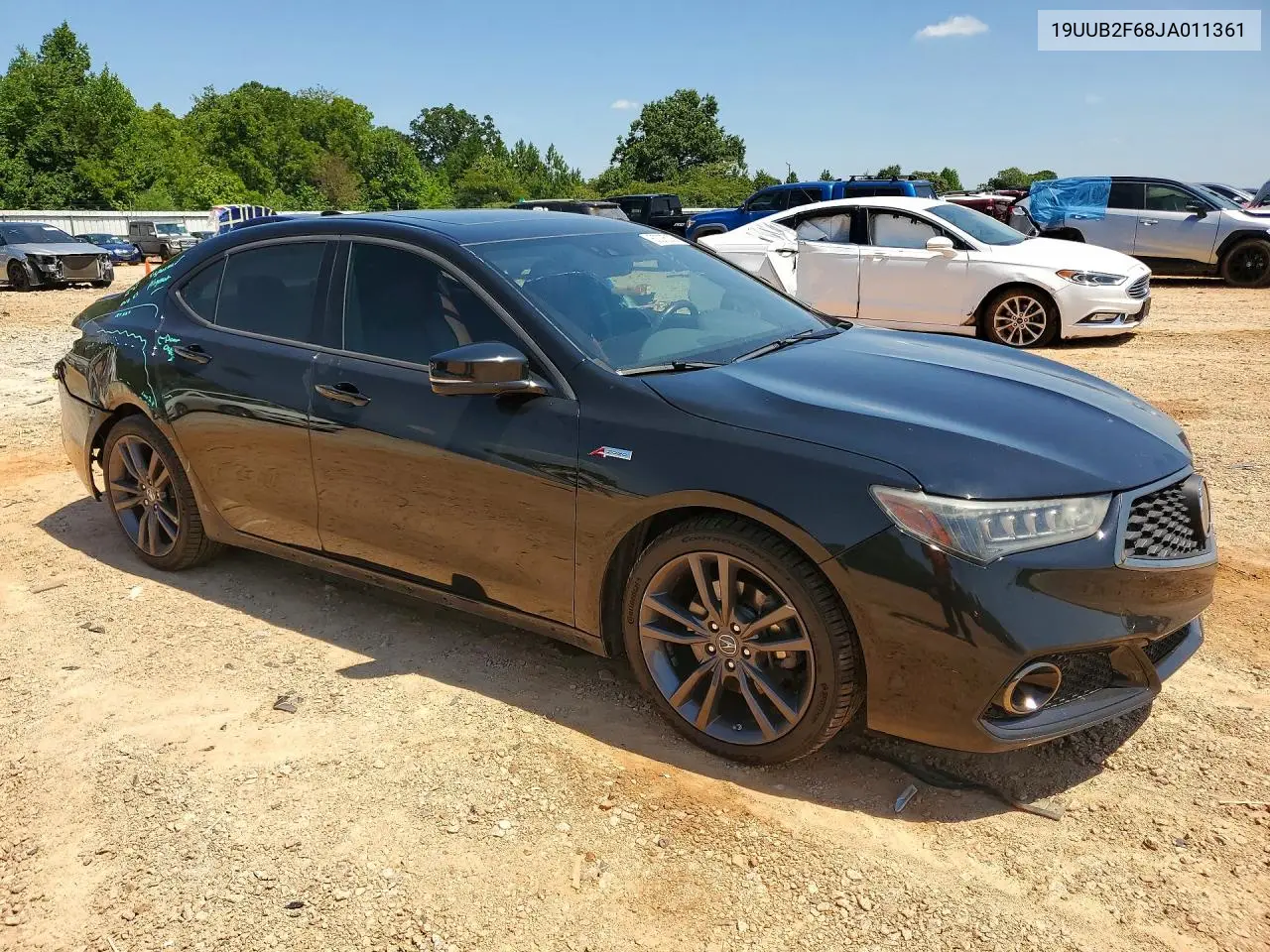 2018 Acura Tlx Tech+A VIN: 19UUB2F68JA011361 Lot: 60295226