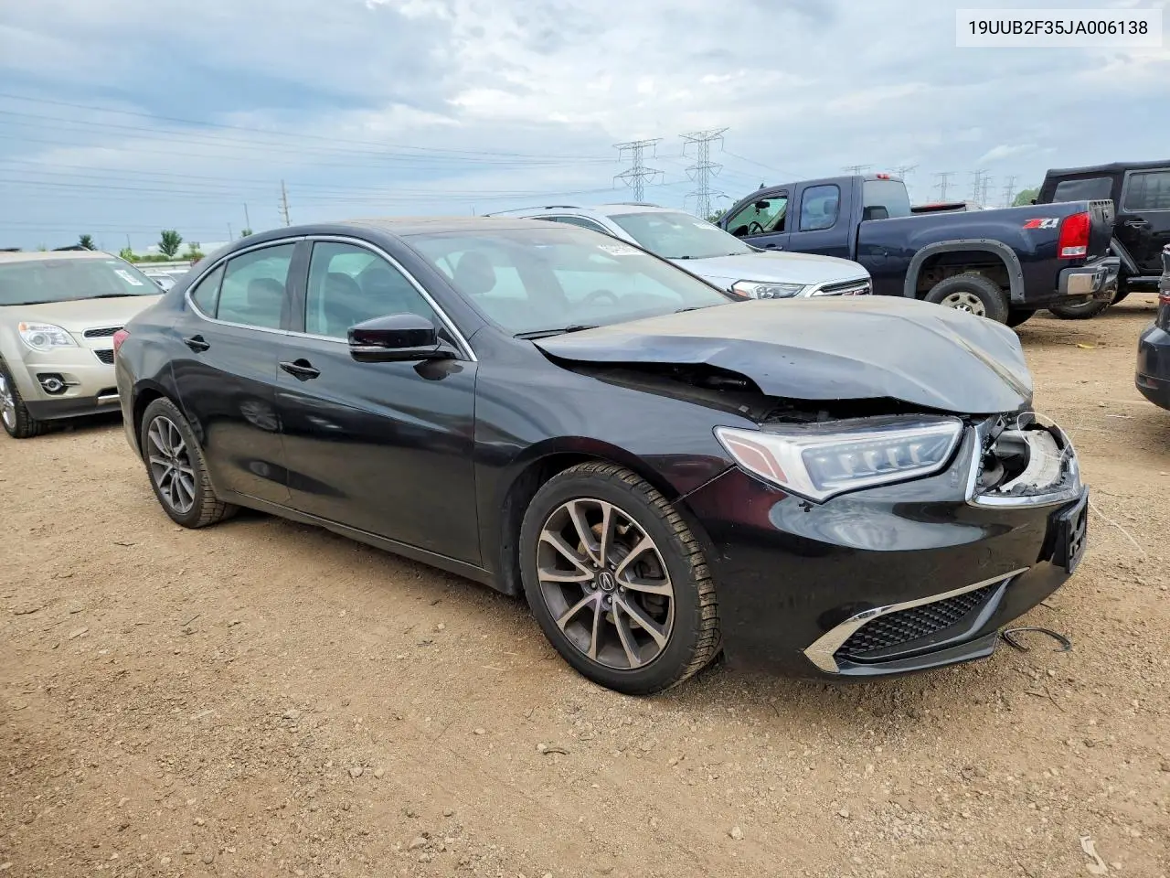 2018 Acura Tlx VIN: 19UUB2F35JA006138 Lot: 60475816