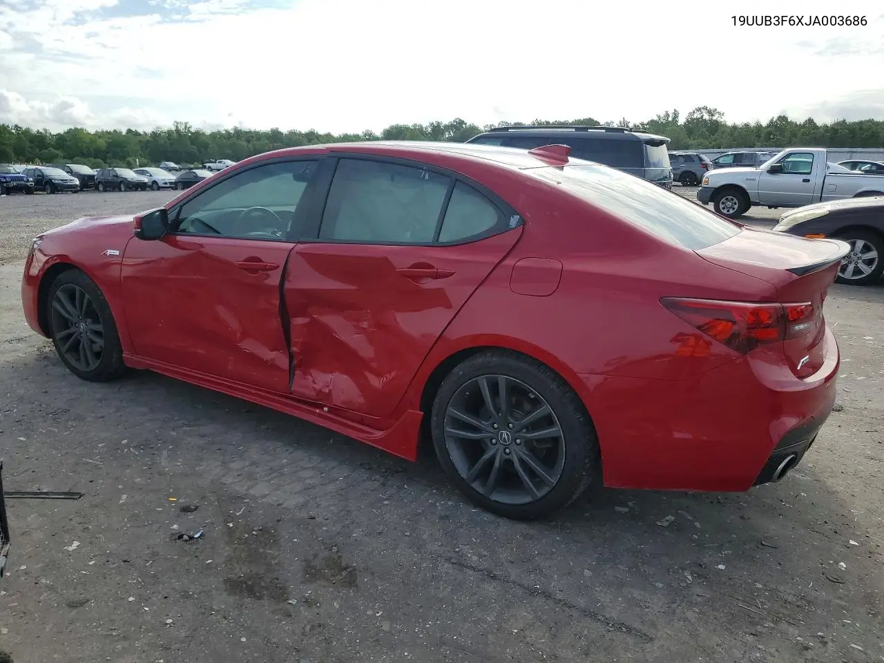2018 Acura Tlx Tech+A VIN: 19UUB3F6XJA003686 Lot: 60617946