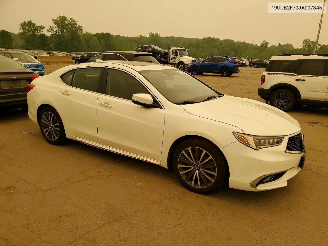 2018 Acura Tlx Advance VIN: 19UUB2F70JA007345 Lot: 61087086