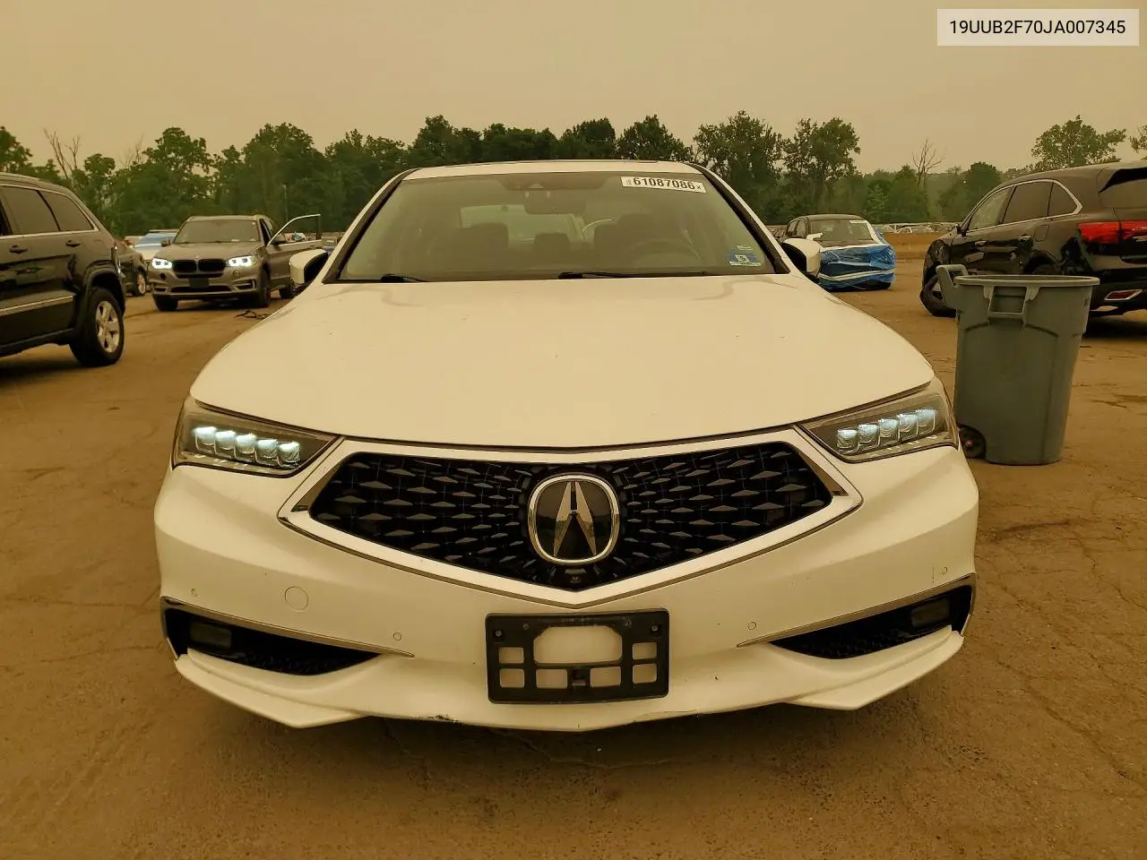 2018 Acura Tlx Advance VIN: 19UUB2F70JA007345 Lot: 61087086