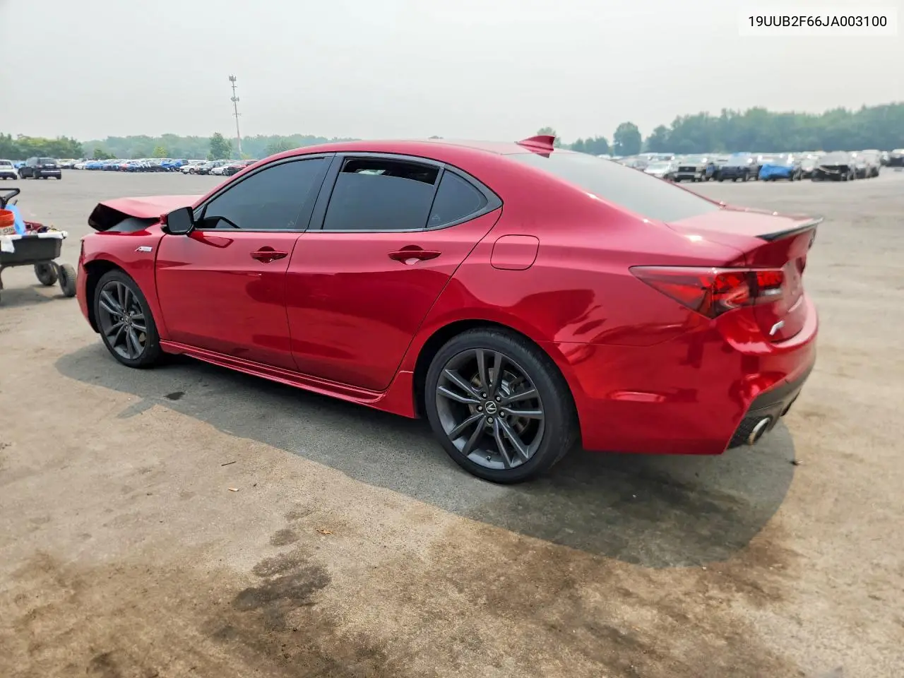 2018 Acura Tlx Tech+A VIN: 19UUB2F66JA003100 Lot: 61374406