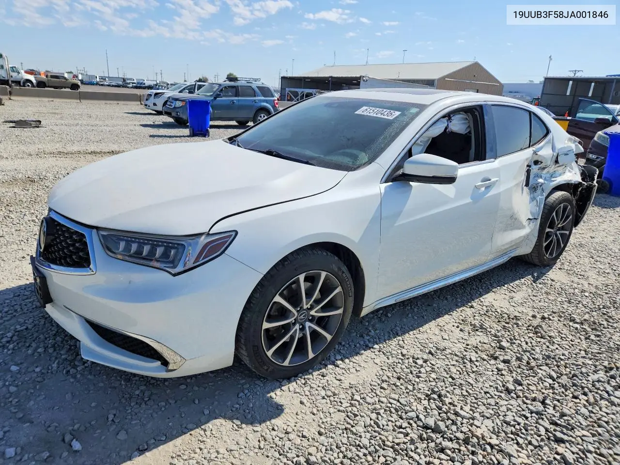 2018 Acura Tlx Tech VIN: 19UUB3F58JA001846 Lot: 61510436