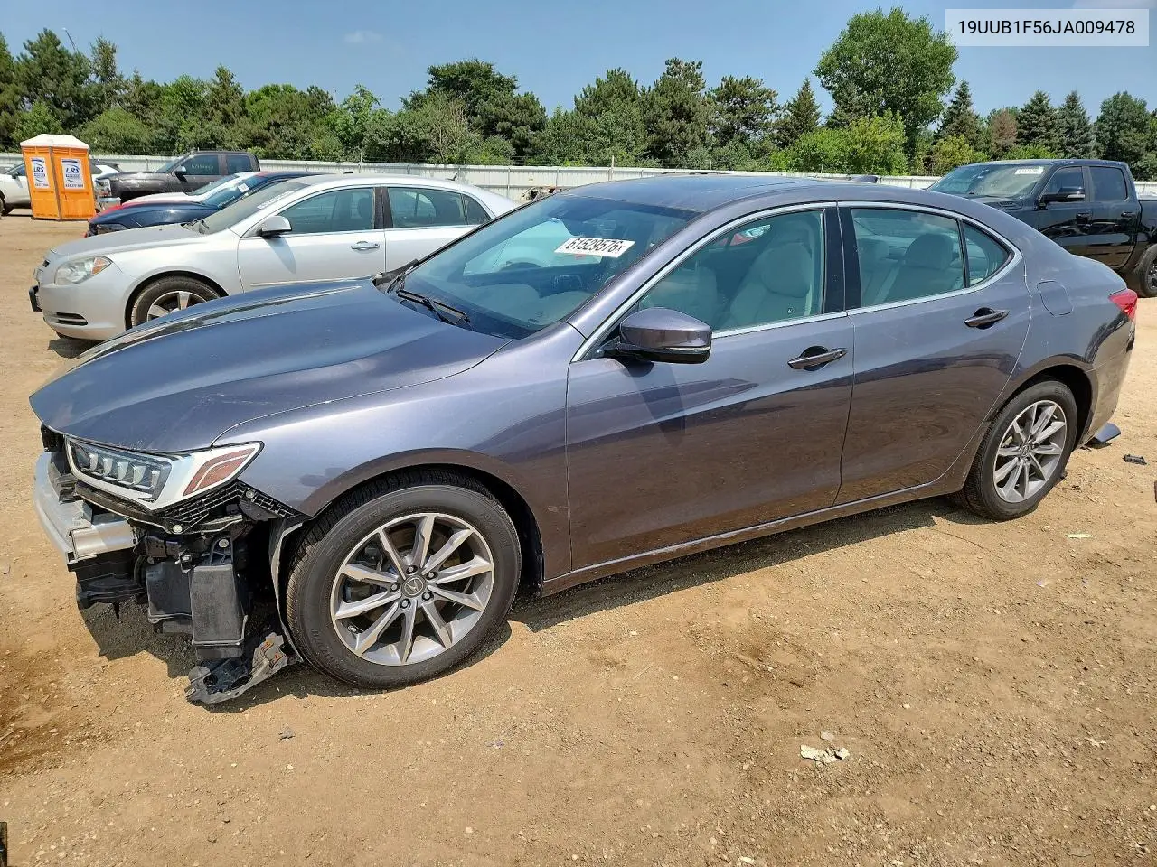 2018 Acura Tlx Tech VIN: 19UUB1F56JA009478 Lot: 61529576