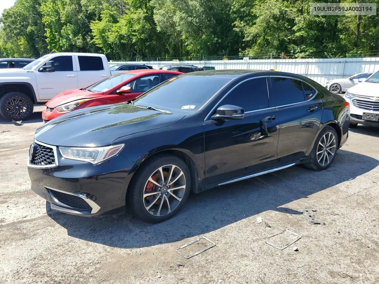 2018 Acura Tlx Tech VIN: 19UUB2F59JA003194 Lot: 61683436