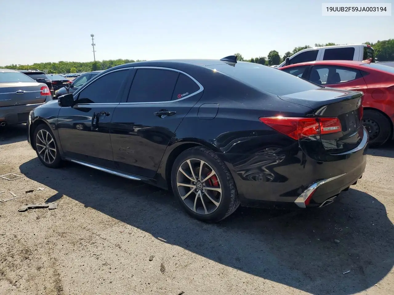 2018 Acura Tlx Tech VIN: 19UUB2F59JA003194 Lot: 61683436