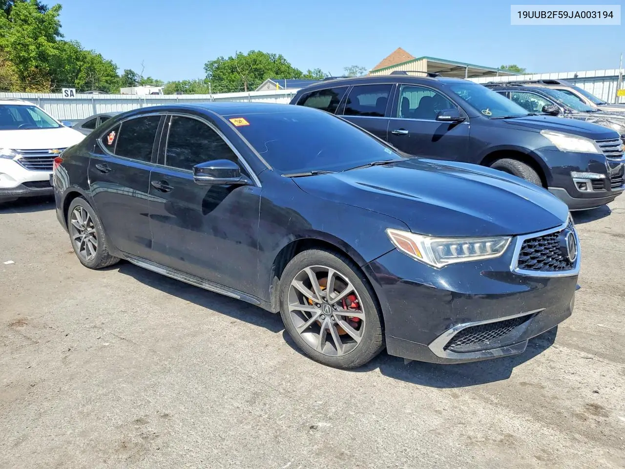 2018 Acura Tlx Tech VIN: 19UUB2F59JA003194 Lot: 61683436