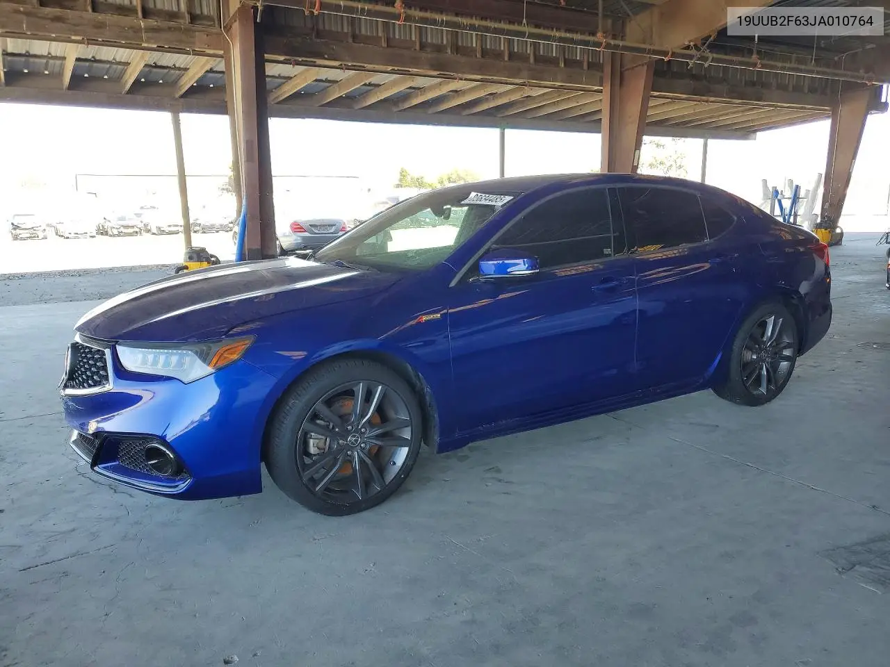 2018 Acura Tlx Tech+A VIN: 19UUB2F63JA010764 Lot: 85634485