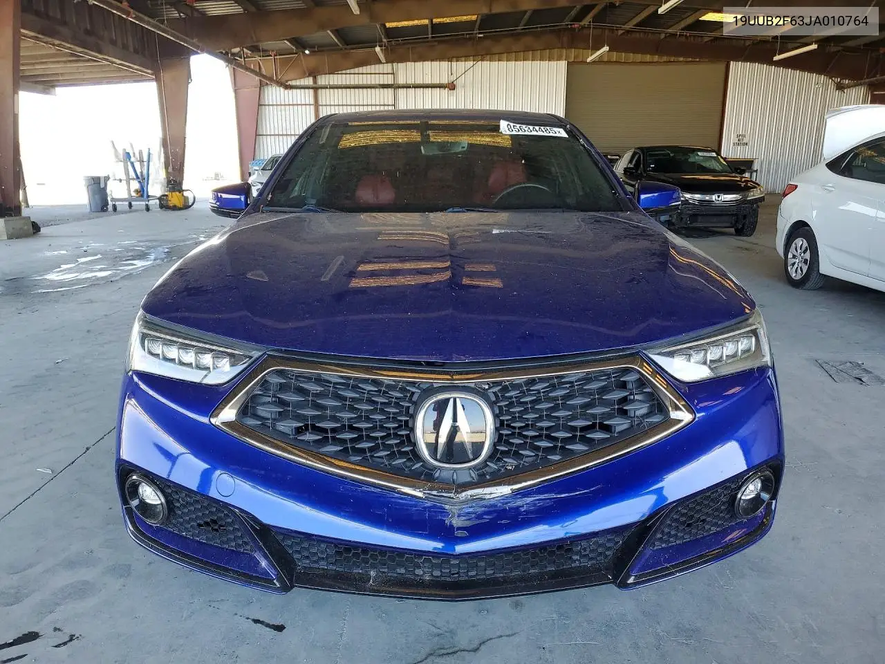 2018 Acura Tlx Tech+A VIN: 19UUB2F63JA010764 Lot: 85634485