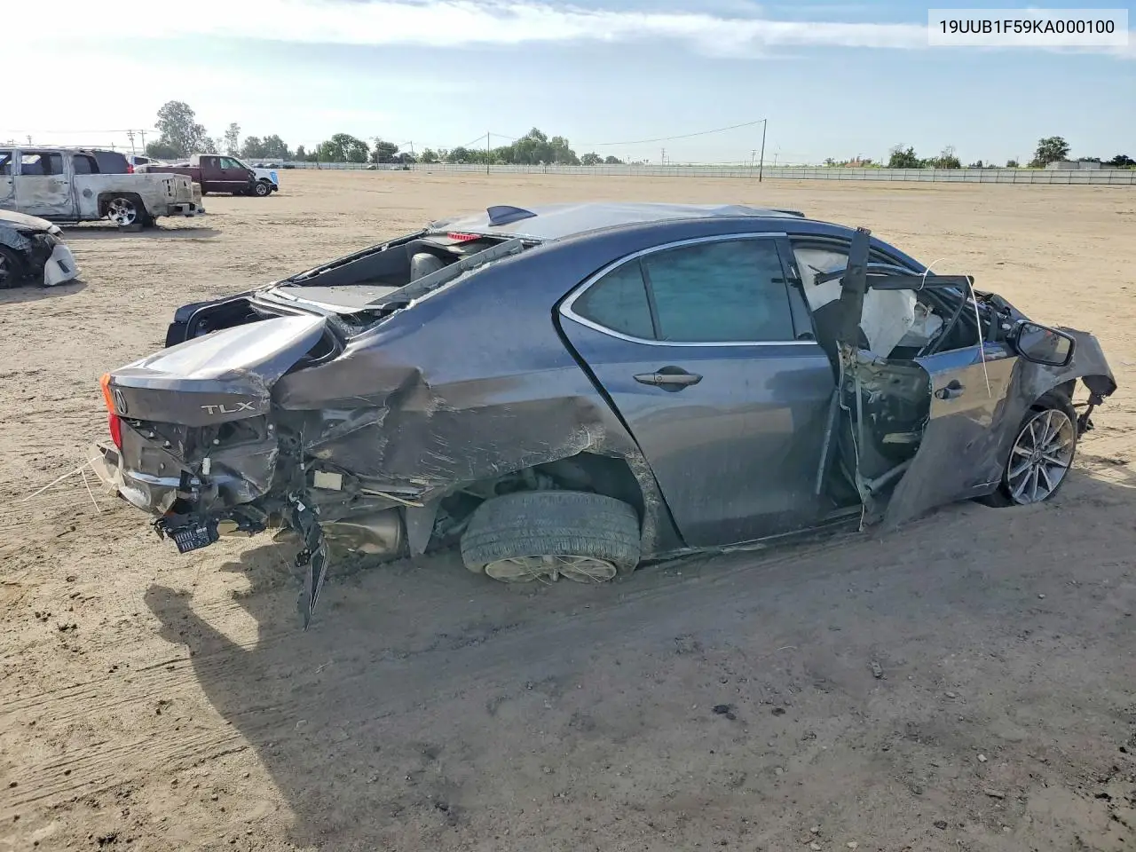 2019 Acura Tlx Technology VIN: 19UUB1F59KA000100 Lot: 59150796
