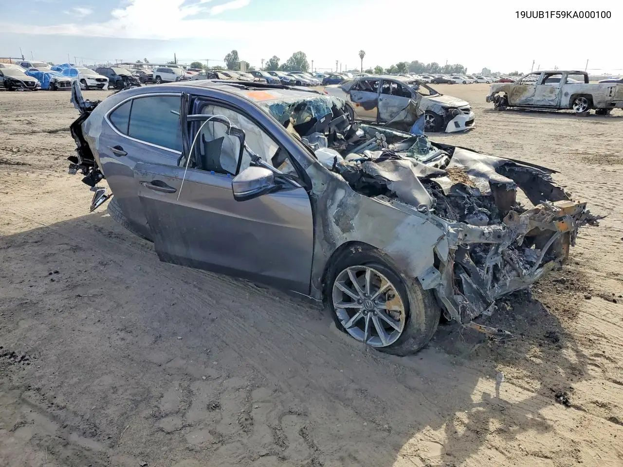 2019 Acura Tlx Technology VIN: 19UUB1F59KA000100 Lot: 59150796