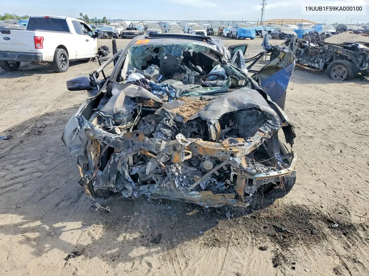 2019 Acura Tlx Technology VIN: 19UUB1F59KA000100 Lot: 59150796