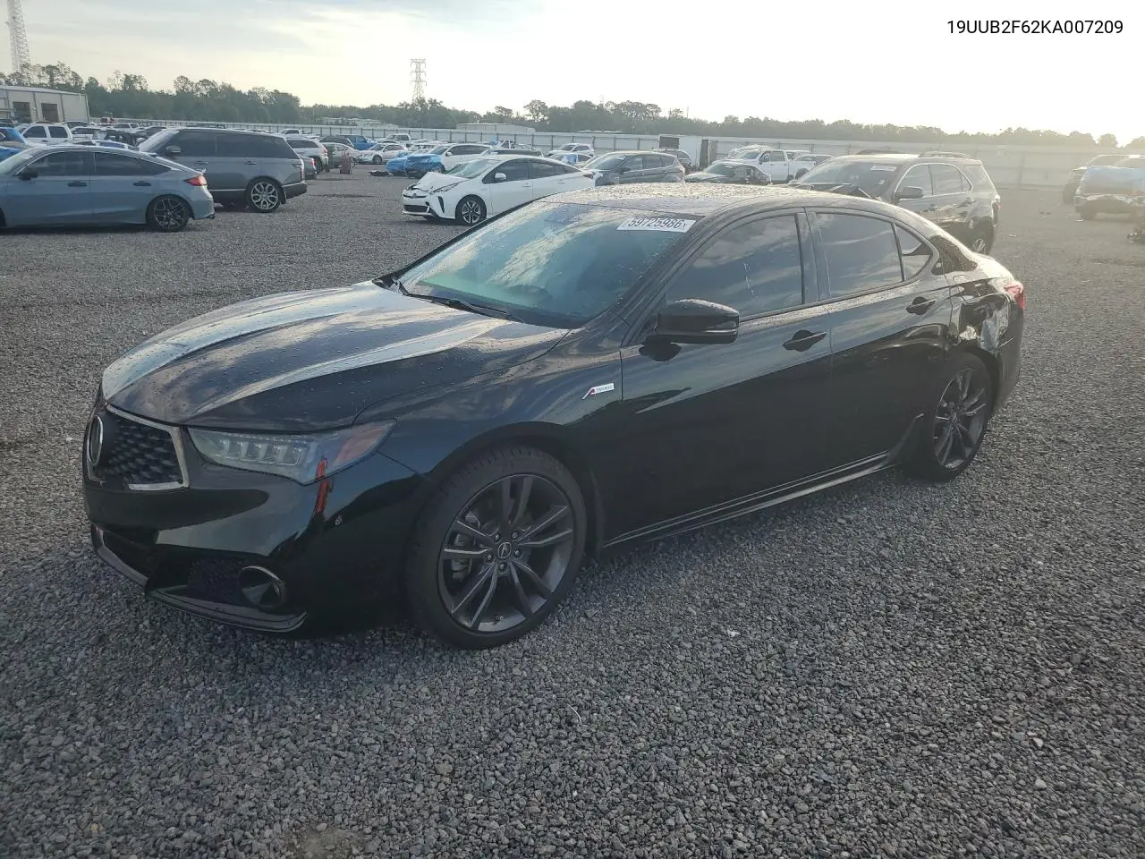 2019 Acura Tlx Technology VIN: 19UUB2F62KA007209 Lot: 59725986