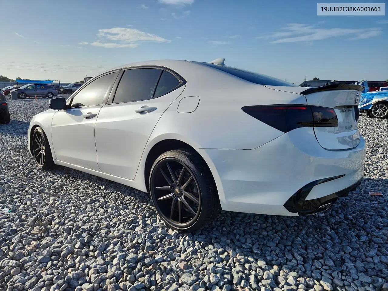 2019 Acura Tlx VIN: 19UUB2F38KA001663 Lot: 60386416