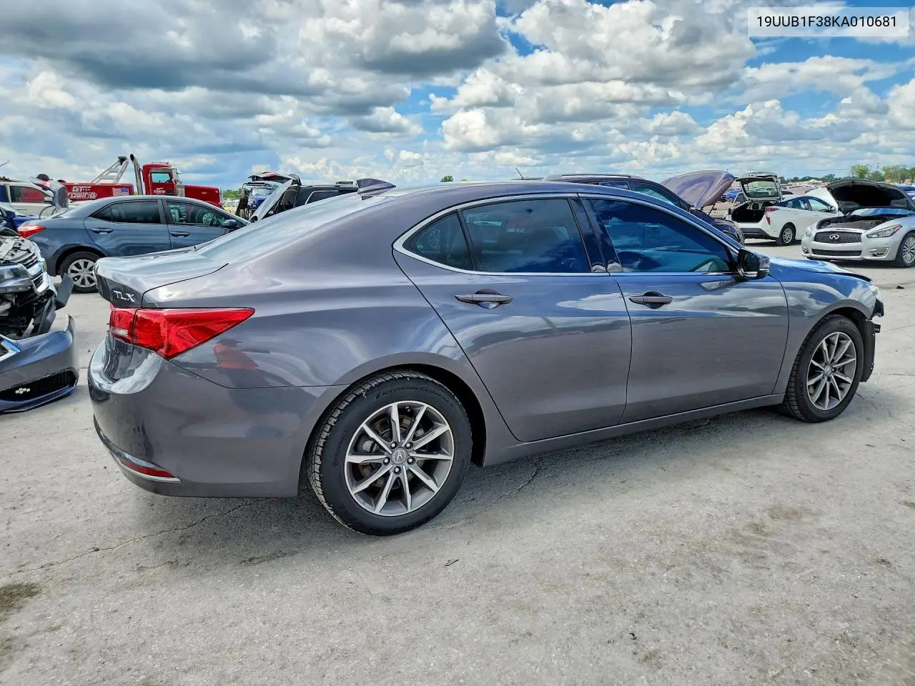 2019 Acura Tlx VIN: 19UUB1F38KA010681 Lot: 60493086