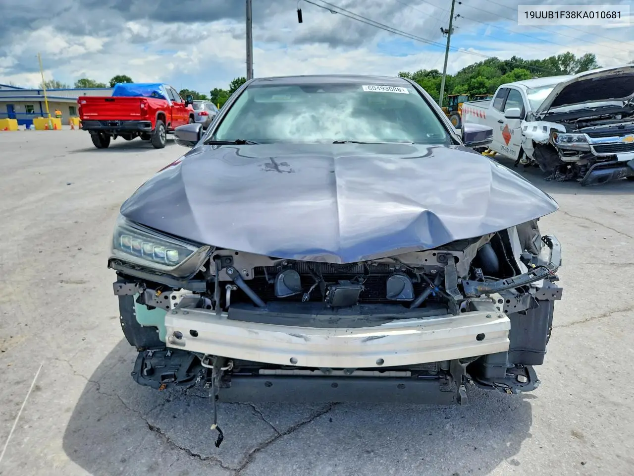 2019 Acura Tlx VIN: 19UUB1F38KA010681 Lot: 60493086