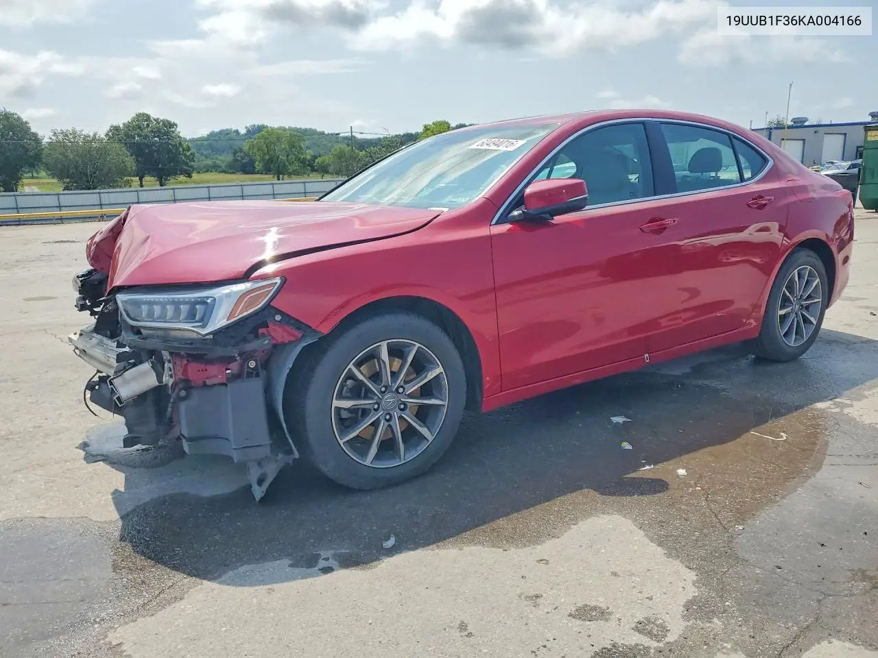 2019 Acura Tlx VIN: 19UUB1F36KA004166 Lot: 60494016