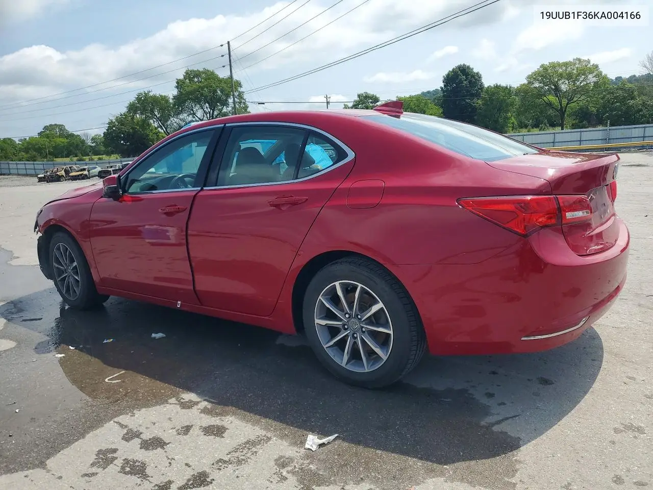 2019 Acura Tlx VIN: 19UUB1F36KA004166 Lot: 60494016