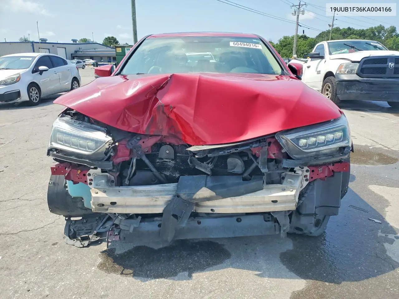 2019 Acura Tlx VIN: 19UUB1F36KA004166 Lot: 60494016