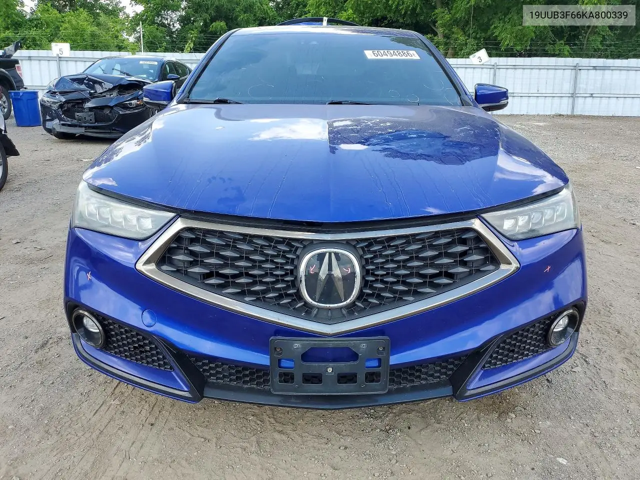 2019 Acura Tlx Technology VIN: 19UUB3F66KA800339 Lot: 60494886