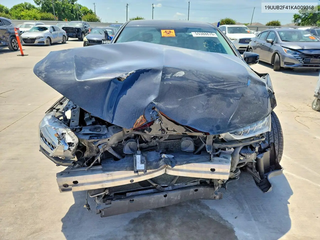 2019 Acura Tlx Technology VIN: 19UUB2F41KA009368 Lot: 61028176